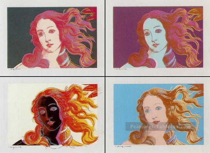 Venere Dopo Botticelli Andy Warhol Peintures à l'huile